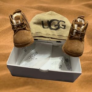 BABY NEUMEL AND UGG BEANIE